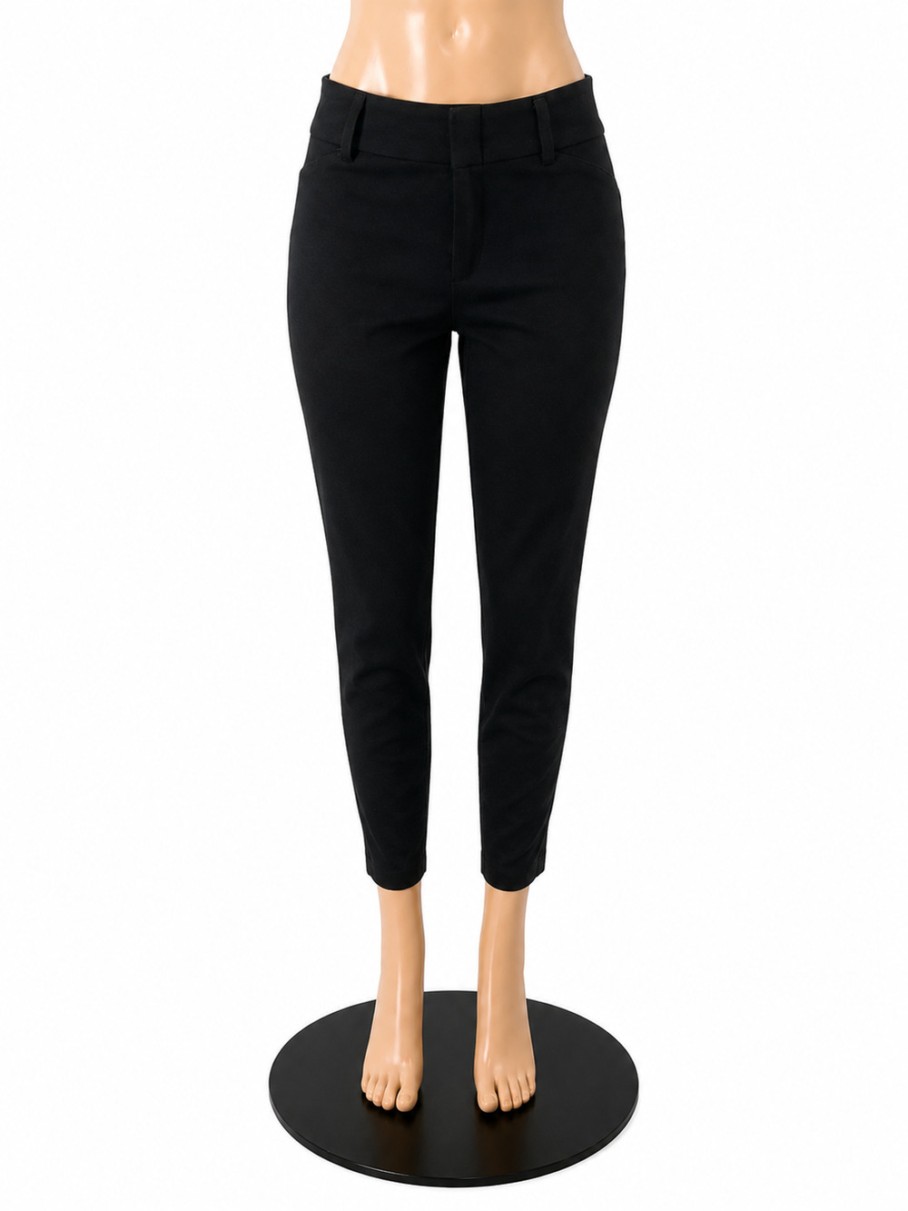 MICHAEL MICHAEL KORS Black Ponte Knit Slim Ankle Pants Size 8